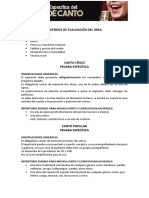 Canto REQUISITOS DE LA PRUEBA ESPECÍFICA para Publicar