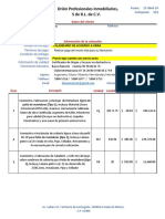 Cotizacion Por Lote de Estructuras PDF