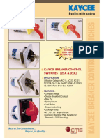 Breaker Control Switch PDF