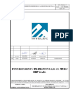 77 - Procedimiento de Desmontaje de Muro de Drywall