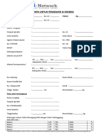 Form Data Untuk Pengisian Imobiss