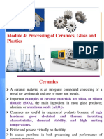 Processing of Ceramics, Glass and Platics