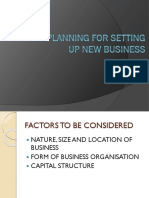 Tax Planning For Setting Up New Business