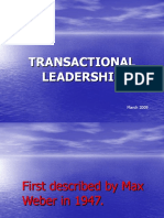 Transactional Leadership