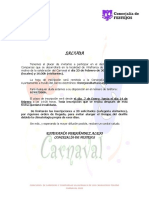 Bases Concurso de Carrozas y Comparsas Carnaval 2020