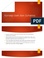 User dan Schema dalam Database