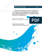 03 The Dublin Principles For Water As Reflected in A Comparatice Assessment of Institutional and Legal Arrangements For Iwrm 1999