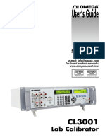 manual multicalibrador omega cl3001