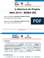 001 BDI - RH Termo de Abertura Do Projeto - Apresentação