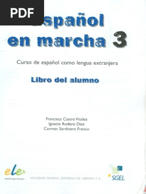 Espanol en Marcha 3 Libro de Alumnos | PDF