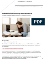 Montos Actualizados de La Ley de Antilavado 2019 - IDC PDF