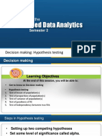 Decision Making and Hypothesis Testing 1 PDF