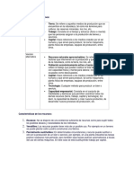 Clasificación de Los Recursos