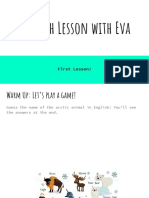 English Lesson With Eva 1 (February 23)