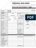 cs form no. 212 revised  personal data sheet