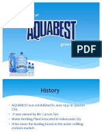 History of Aquabest Water Refilling Franchise