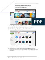 Penggunaan Aplikasi Open Camera