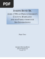 Joseph Boyd Sr. - Six Generations - Part 2