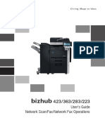 Bizhub 423 363 283 223 - Ug - Network - Scan Fax Network - Fax - Operations - en - 1 2 1 PDF