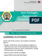 CC102 Lesson 5 Bsit - PPT Java Packagesinput and Exception