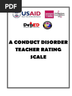 Conduct Disorder Teacher Rating Scale - Final PDF