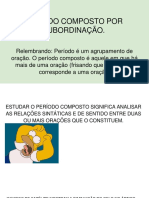 Período Composto Por Subordinação