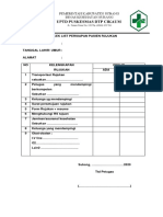 Ceklist Persiapan Rujukan