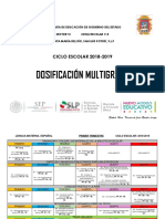 DOSIFICACIÓN MULTIGRADO 2018 - 2019.pdf