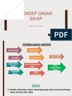 Konsep Dasar Sikap