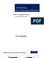 Literature Review 2018 Workshop PS UKM PDF