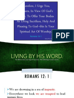 Living by The Word