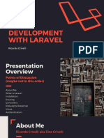 Laravel Web Development Overview