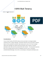 Cisco SD-WAN Multi Tenancy Configuration