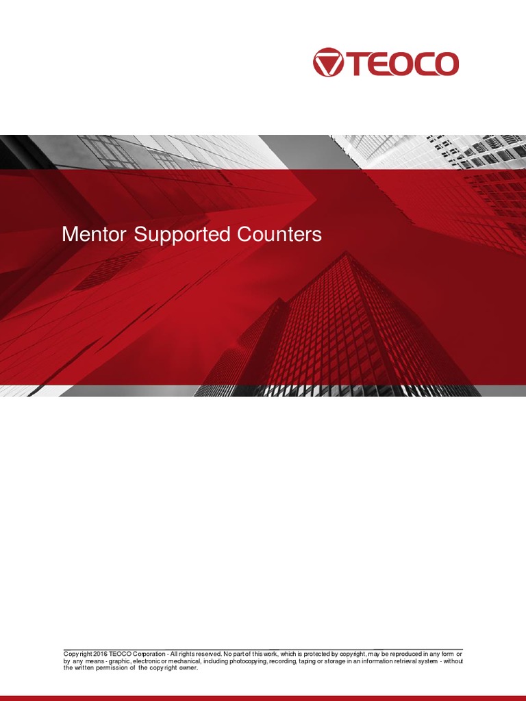 Mentor Supported Counters PDF High Speed Packet Access Software