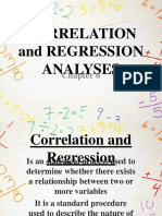 CORRELATION AND REGRESSION ANALYSIS