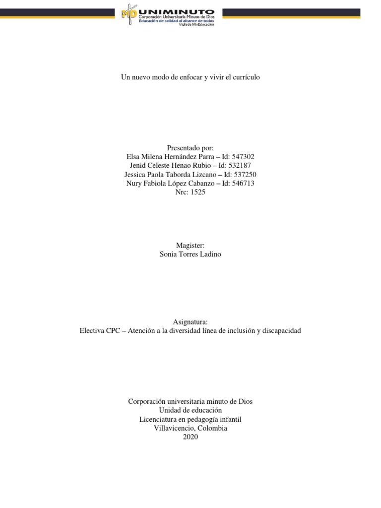 Aulas Inclusivas | PDF | Plan de estudios | Salón de clases