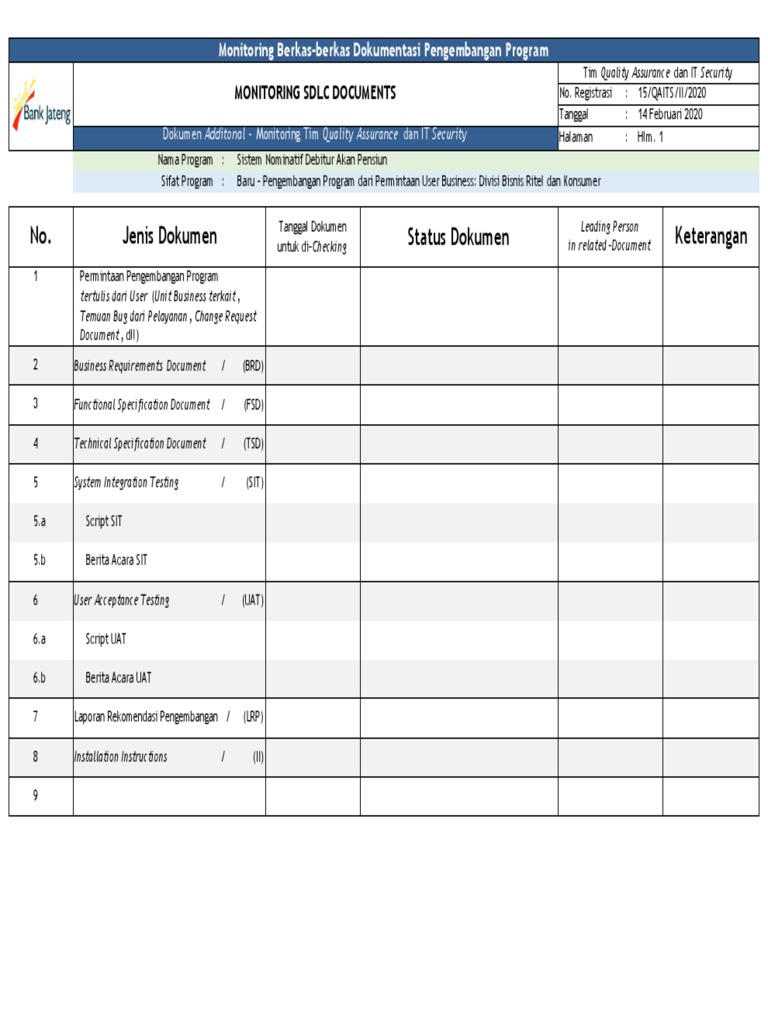 Monitoring SDLC Documentation Overview | PDF | Intellectual Works ...