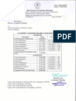 Academic Calender MBA I Year Rev.