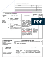 Sesion de Matematica 1° Grado