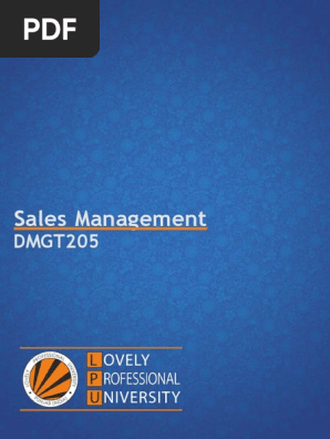 Dmgt205 Sales Management Converted Docx Images, Photos, Reviews