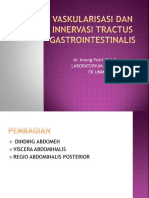 VASKULARISASI DAN Innervasi Tractus Gastrointestinalis