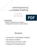 Hydrological Modelling