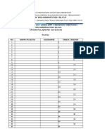 Daftar Hadir To SMP 2020