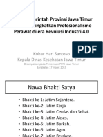 MATERI DR. KOHAR KADINKES JATIM Peran Pemerintah Provinsi Jawa Timur Dalam Meningkatkan Profesionalisme