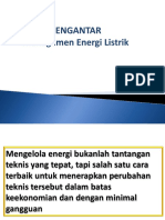 Pengantar Manajemen Energi