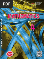 Mathematics Form 4 Textbook PDF