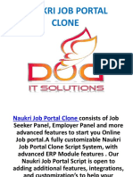 Naukri Job Portal Clone - Naukri Script - Dod It Solutions