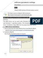 Mach3 Software Parameter Settings