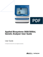 3500 Genetic Analyzer User Guide