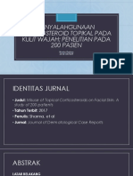 JURNAL Penyalahgunaan Kortikosteroid Topikal Pada Kulit Wajah